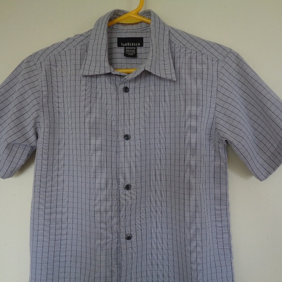 Van Heusen Other - Van Heusen Gray & Black Men's Shirt Medium